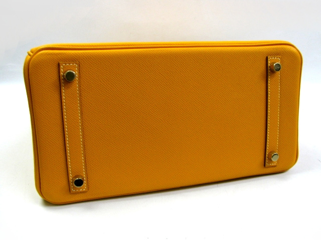 エルメス バーキン30/ジョーヌドール×オレンジ(ゴールド金具)/ヴォーエプソン